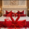🦢 Handuk Swan Premium – Wedding Decoration